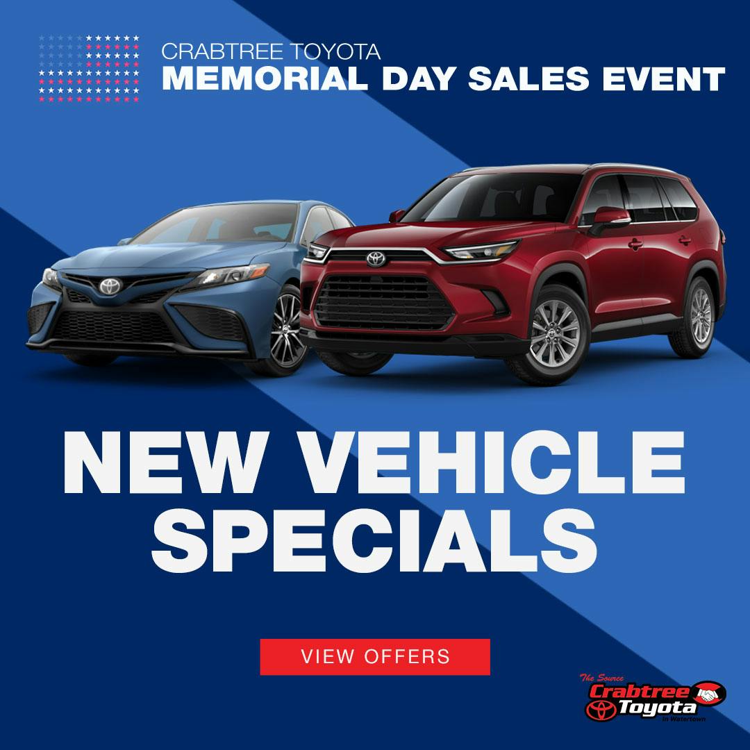 Crabtree Toyota New Vehicles Lease Offers