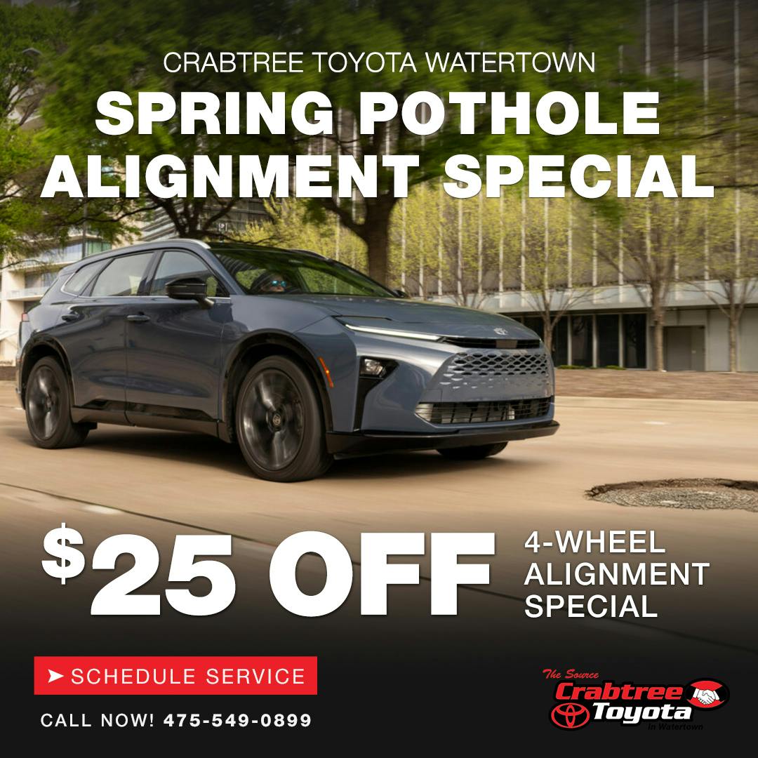 Pothole & Alignment Special | Crabtree Toyota