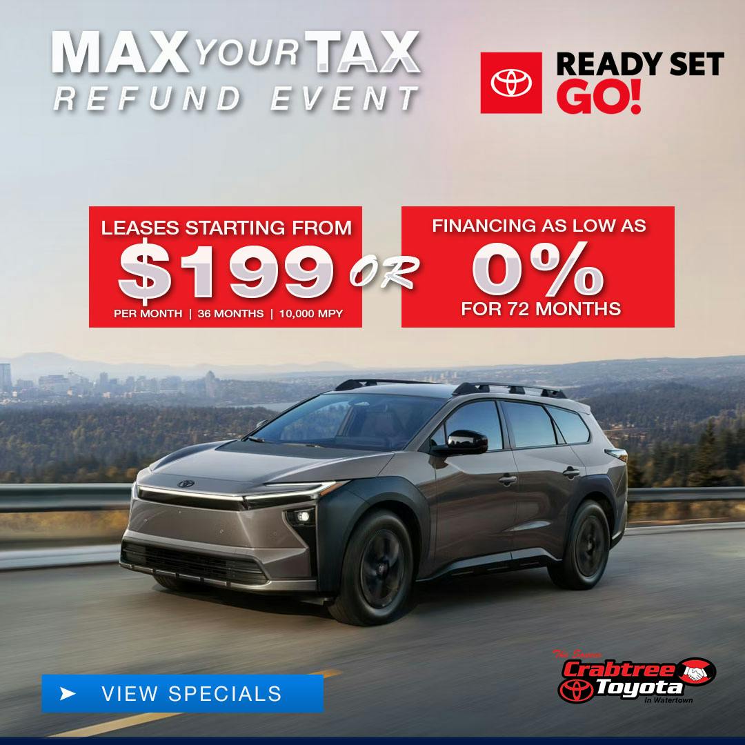 Crabtree Toyota New Vehicles Lease Offers