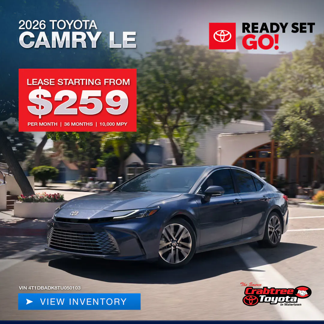2026 Toyota Camry Lease Offer | Crabtree Toyota