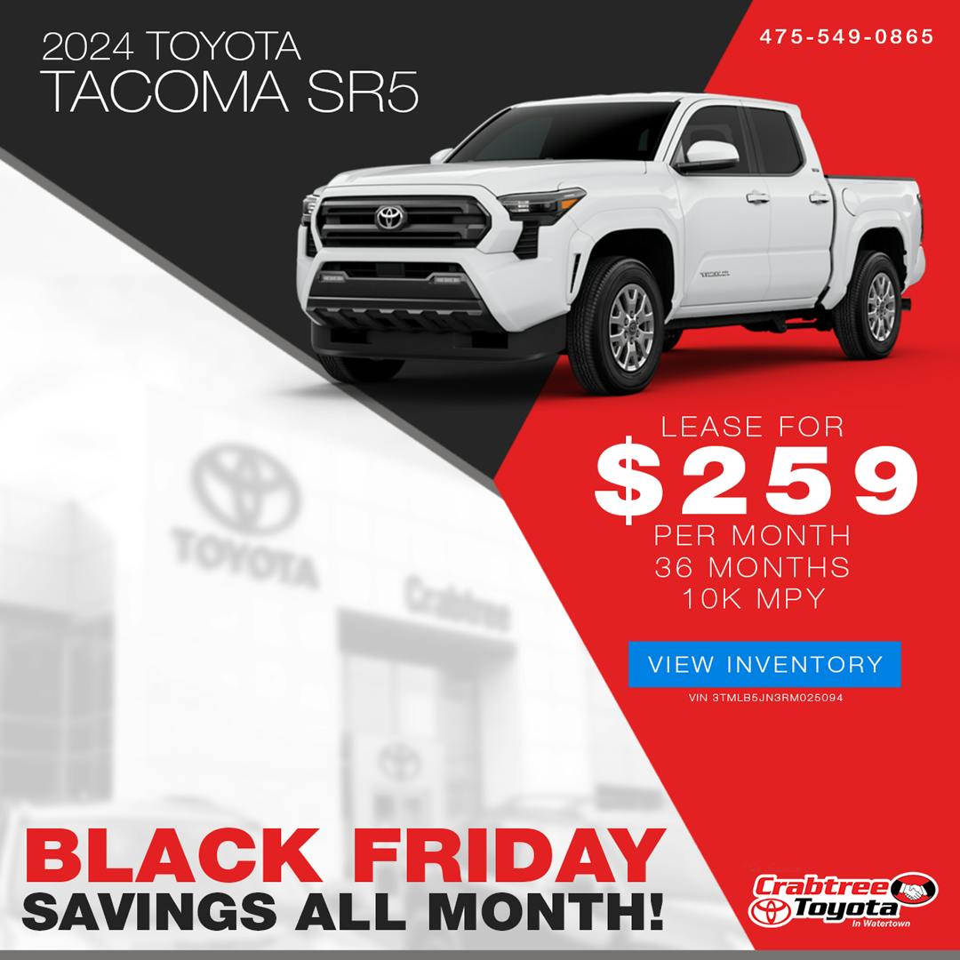 Toyota Tacoma Lease Offer | Crabtree Toyota