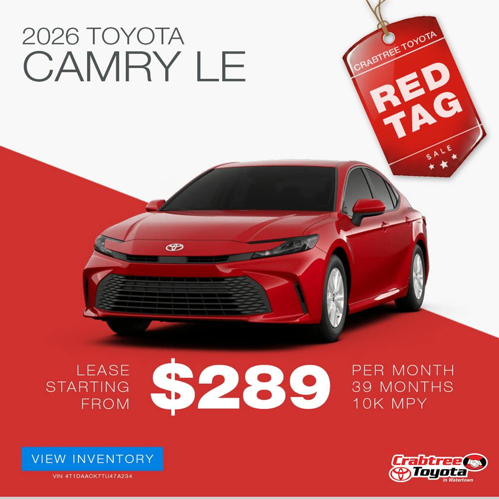 2026 Toyota Camry Lease Offer | Crabtree Toyota