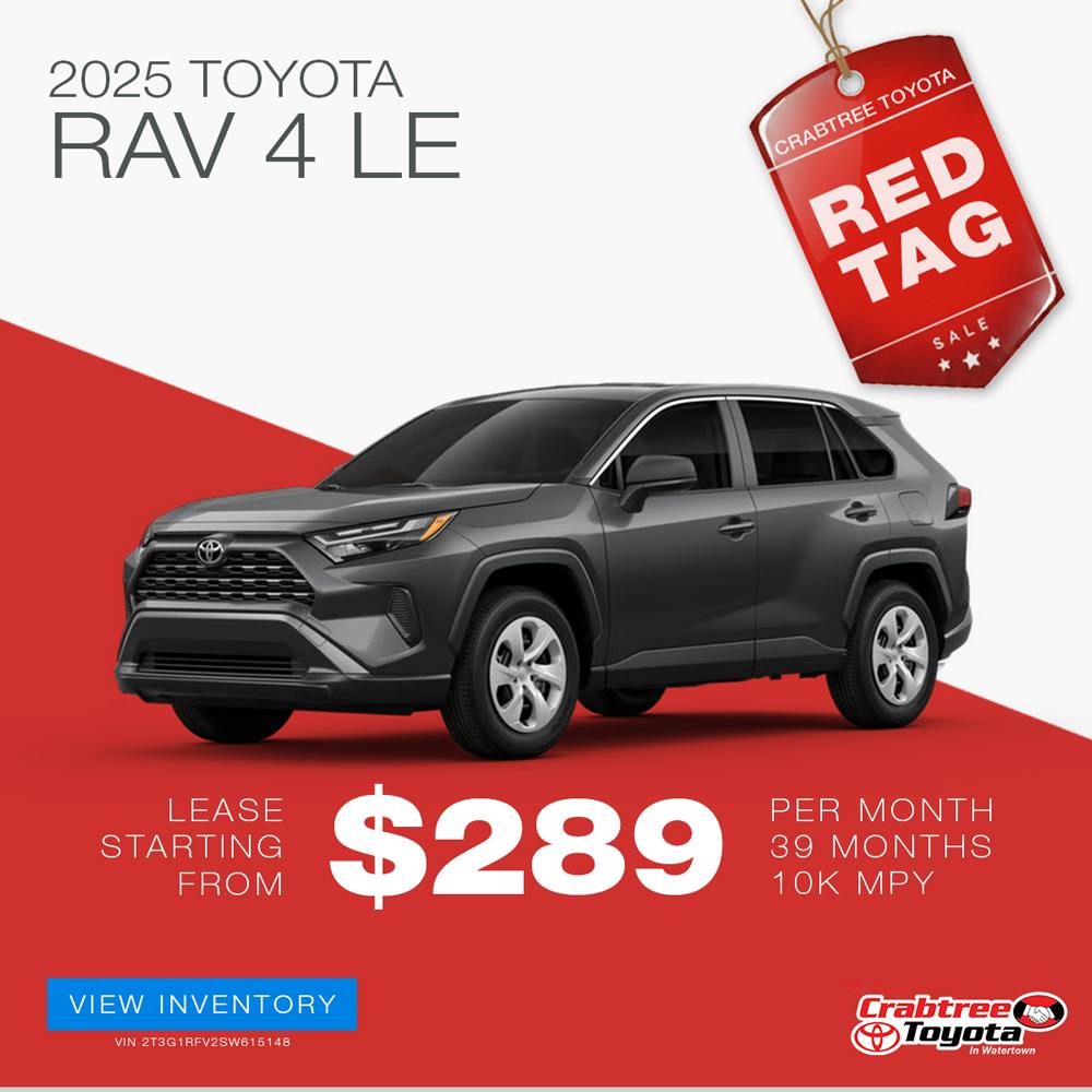 2025 Toyota RAV4 Lease Offer | Crabtree Toyota