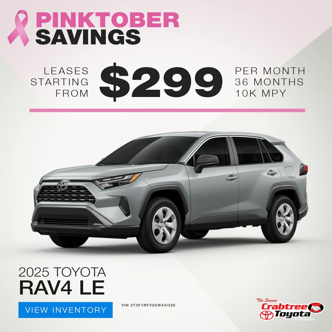 2025 Toyota RAV4 Lease Offer | Crabtree Toyota