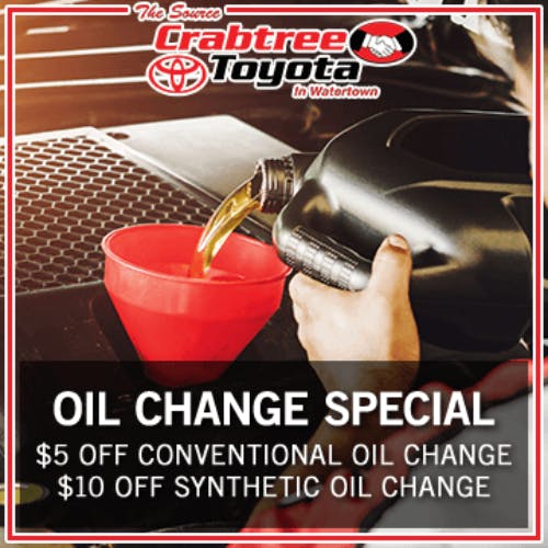 Oil Change Coupon | Crabtree Toyota