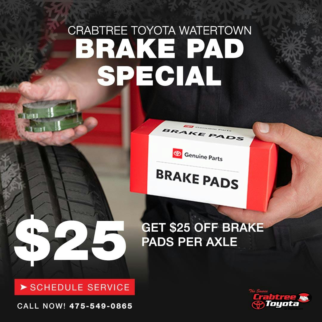 Toyota Brake Pad Offer | Crabtree Toyota