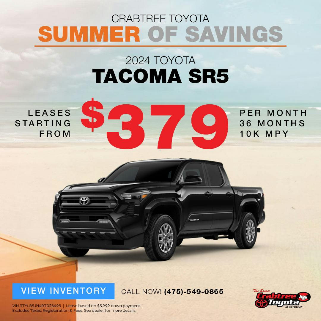 Toyota Tacoma Lease Offer | Crabtree Toyota
