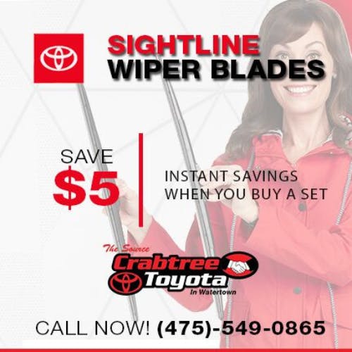 $5 Off Toyota Wiperblades | Crabtree Toyota