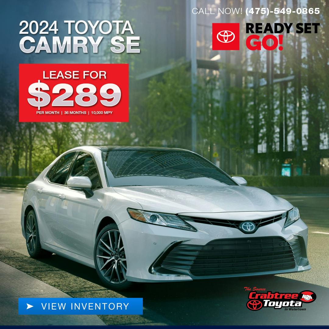 TOYOTA CAMRY SE LEASE OFFER