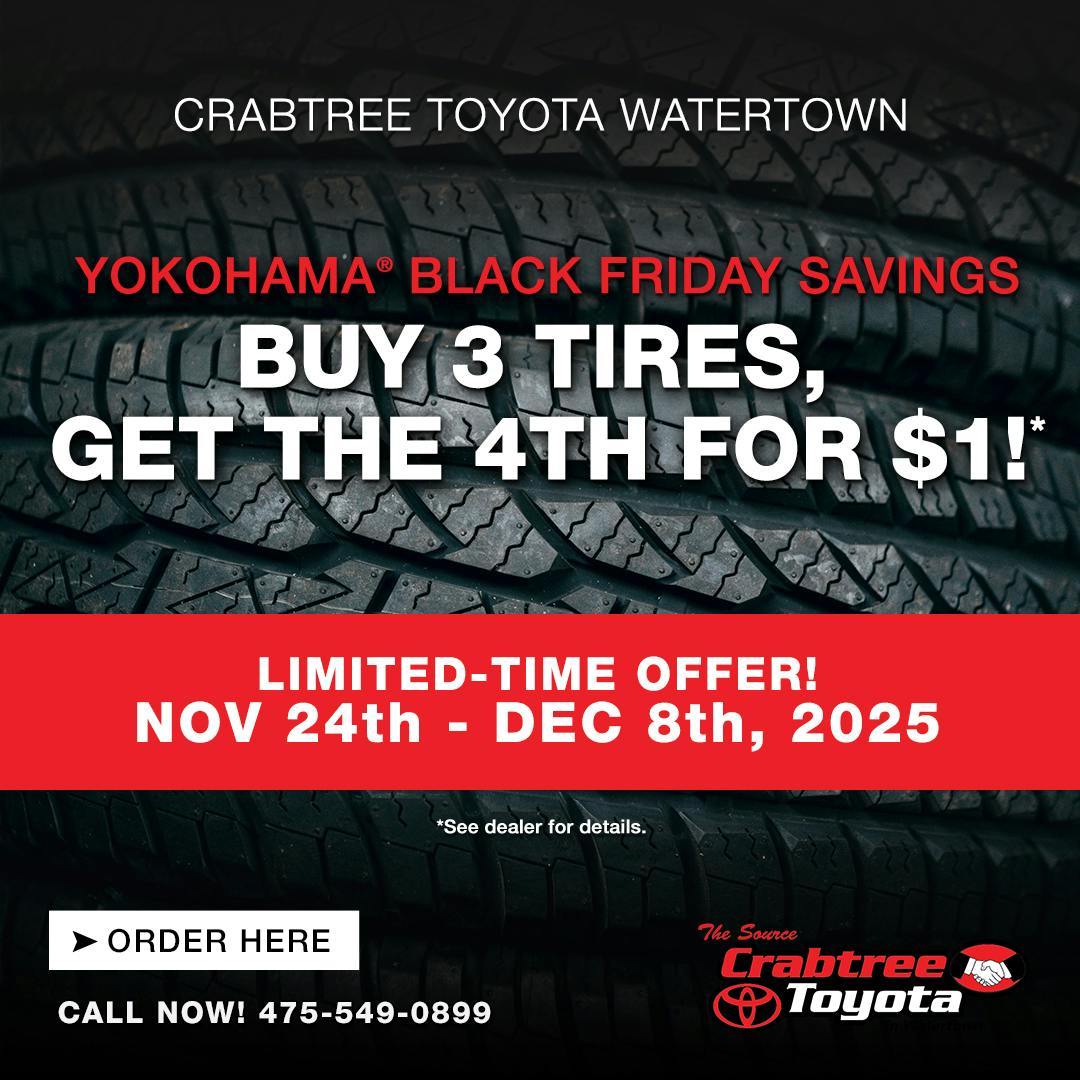 Yokohama Tire Promotion | Crabtree Toyota