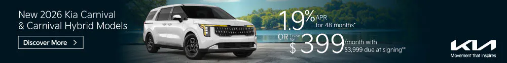 2026 Kia Carnival and Carnival Hybrid Models | Cumberland Kia