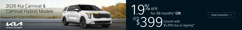 2026 Kia Carnival and Carnival Hybrid Models | Cumberland Kia