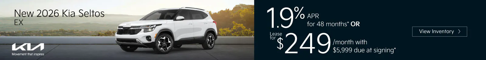 New 2026 Kia Seltos EX