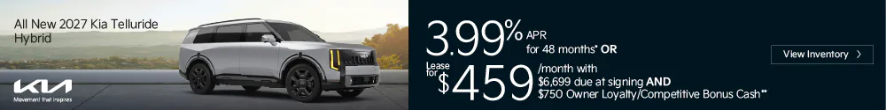 All New 2027 Kia Telluride and Telluride Hybrid | Cumberland Kia