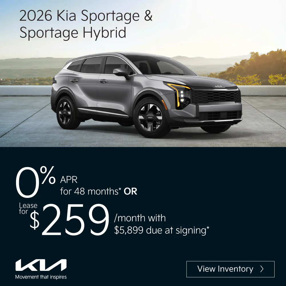 2026 Kia Sportage and Sportage Hybrid | Cumberland Kia