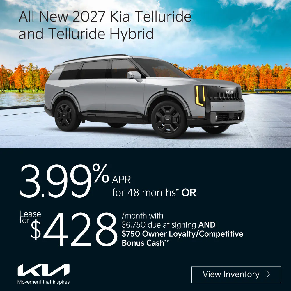 All New 2027 Kia Telluride and Telluride Hybrid | Cumberland Kia