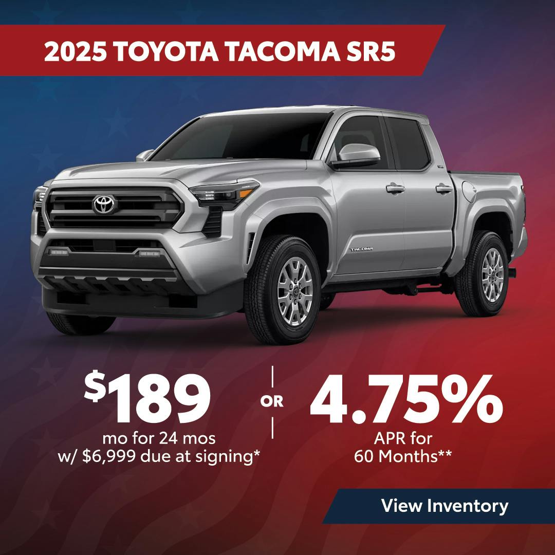 New 2025 Toyota Tacoma Lease For $189