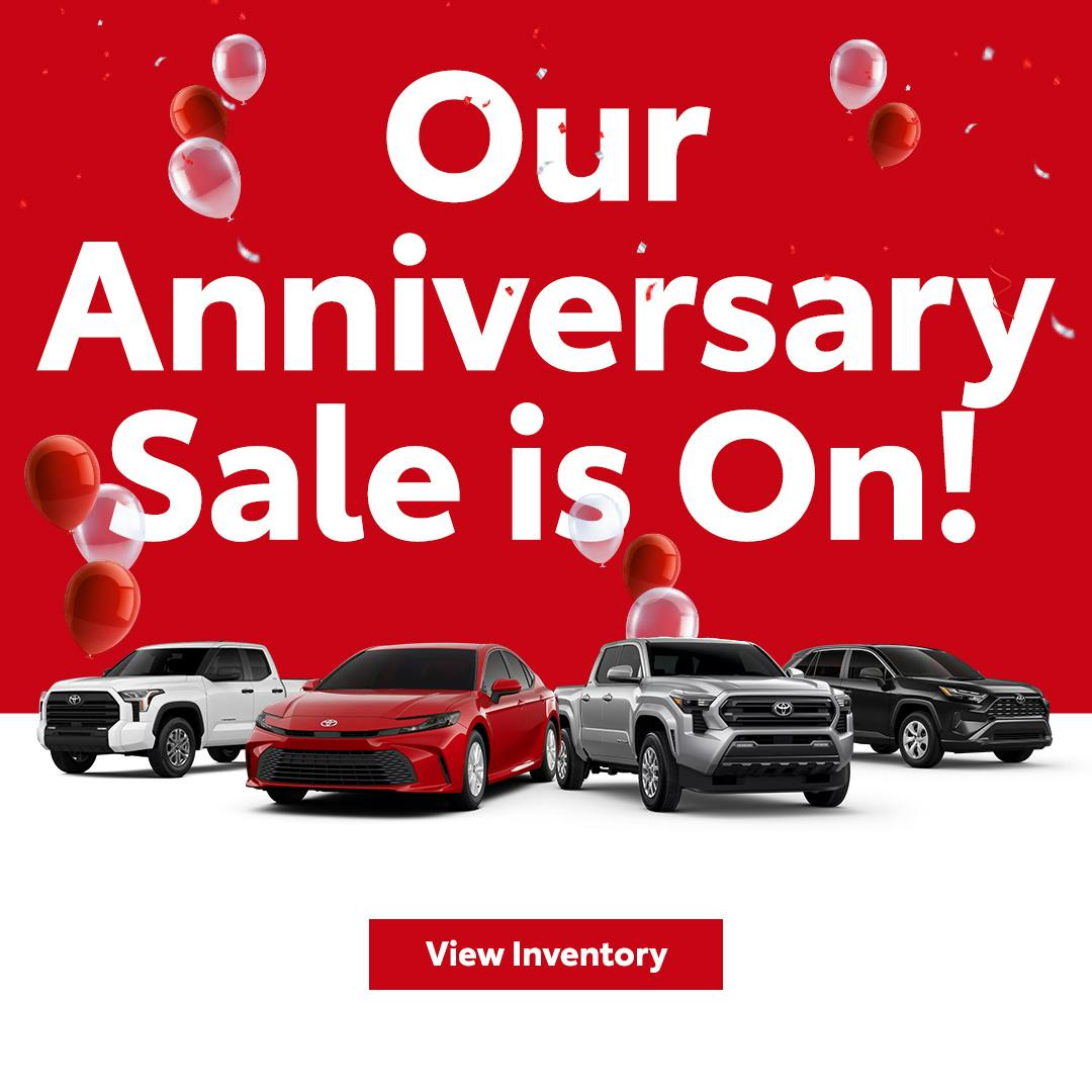 Our Anniversary New Specials