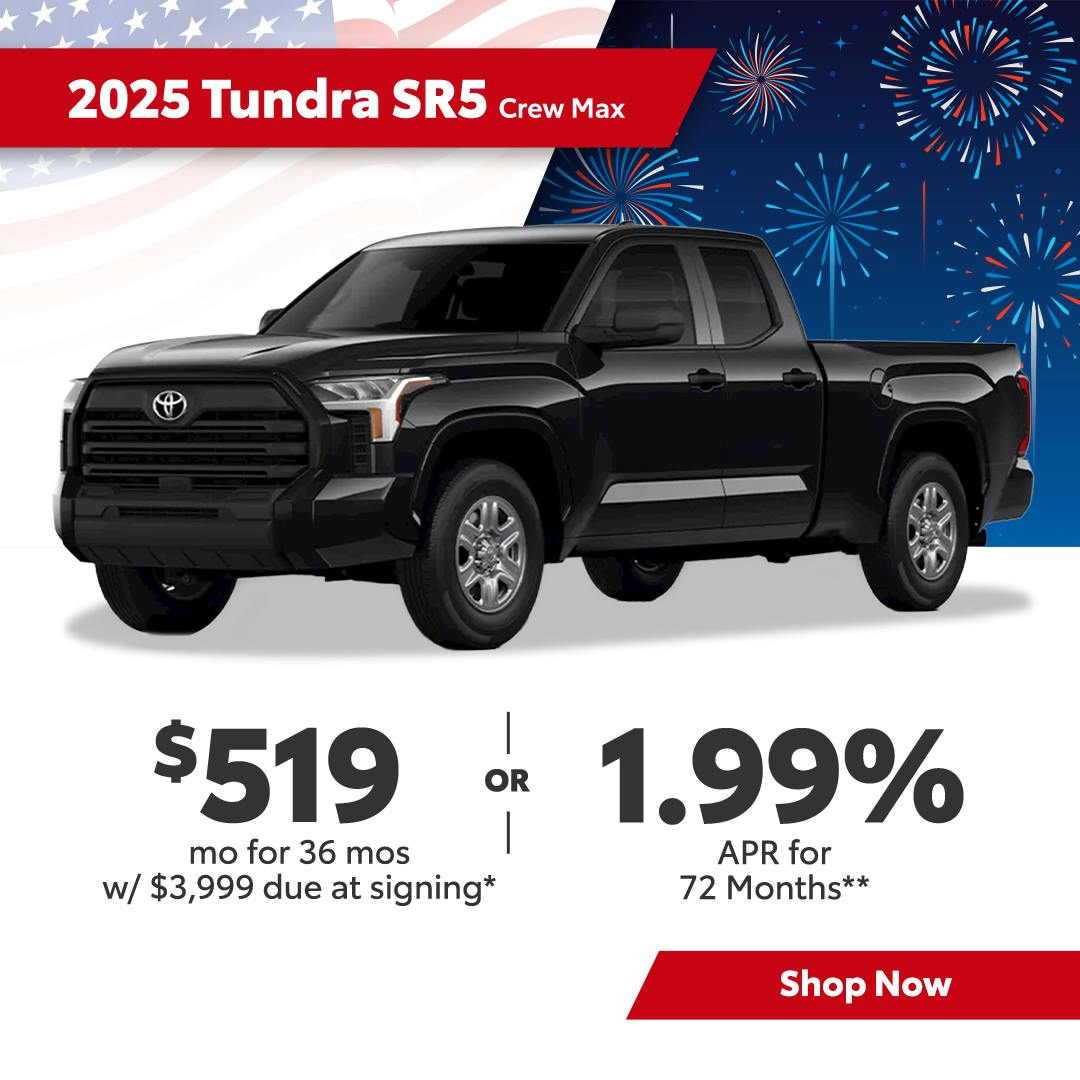 New 2025 Toyota Tundra