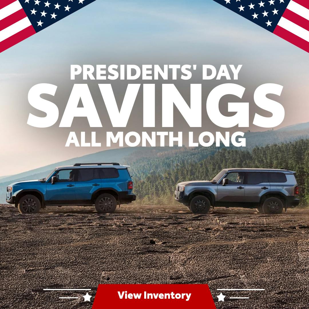 Presidents’ Day Savings | David Wilson's Toyota of Las Vegas