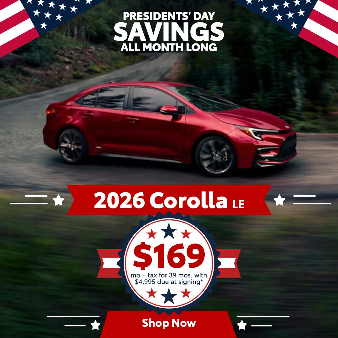 New 2026 Corolla | David Wilson's Toyota of Las Vegas