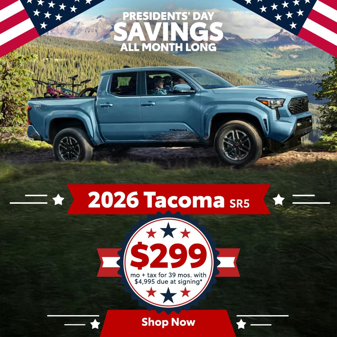 2026 Tacoma SR5 | David Wilson's Toyota of Las Vegas