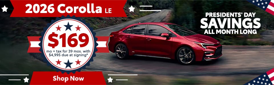 New 2026 Corolla | David Wilson's Toyota of Las Vegas