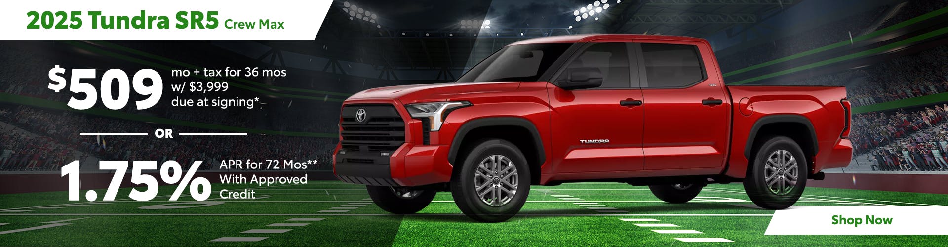 2025 Tundra SR5 Crew Max