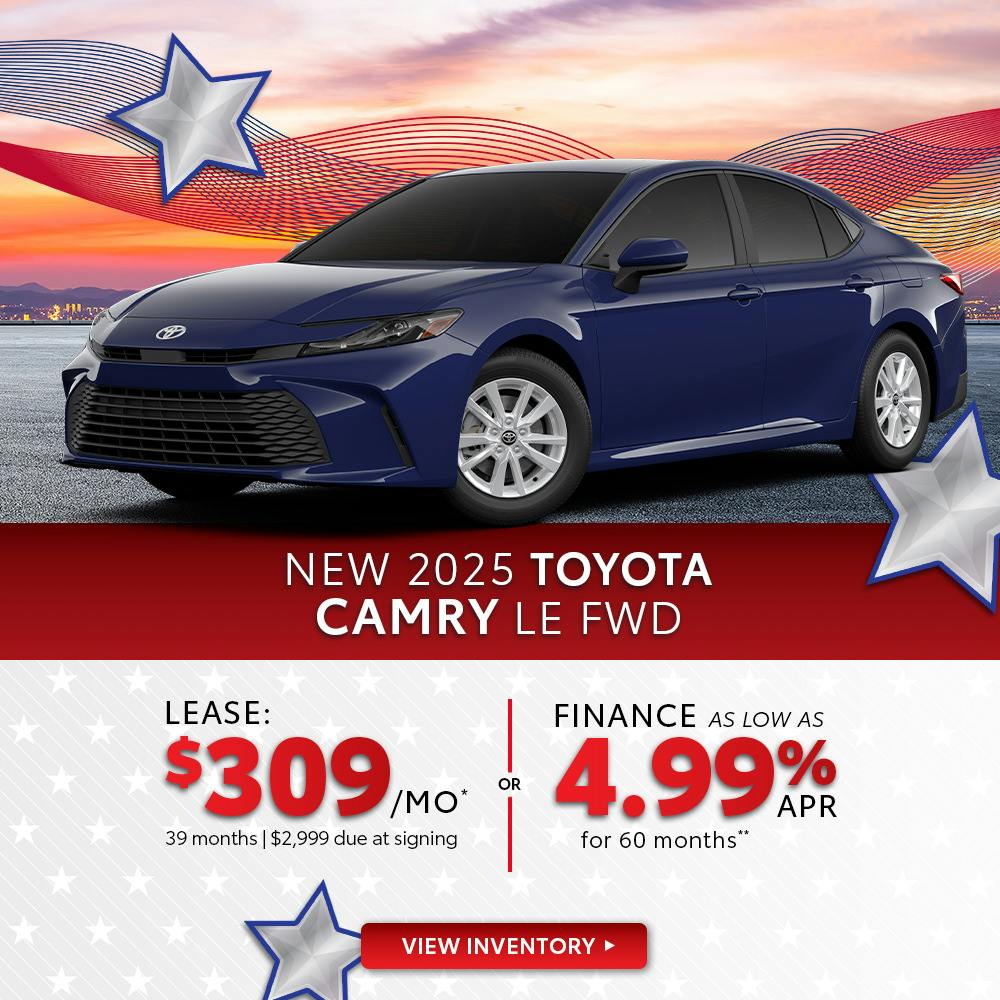 New 2025 Camry Lease $309