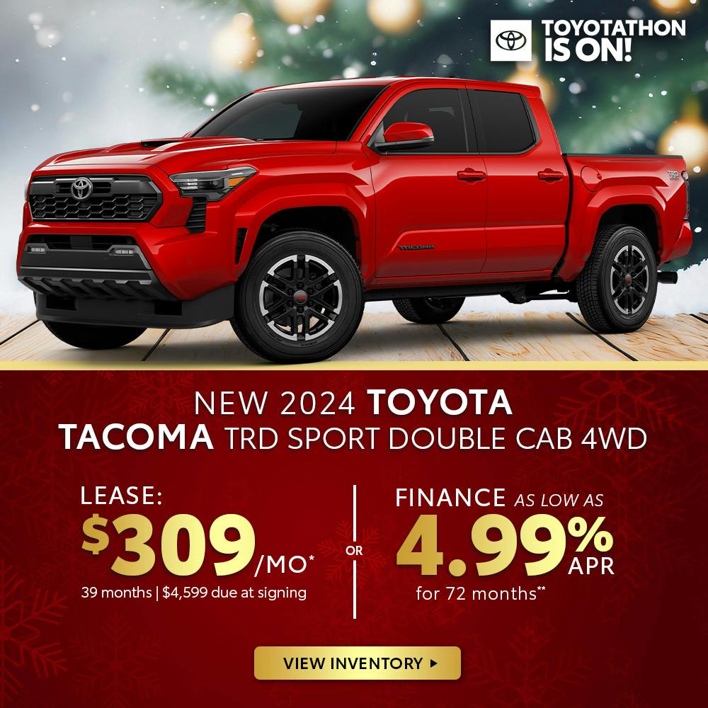 New 2024 Toyota Tacoma TRD Sport Double Cab 4WD