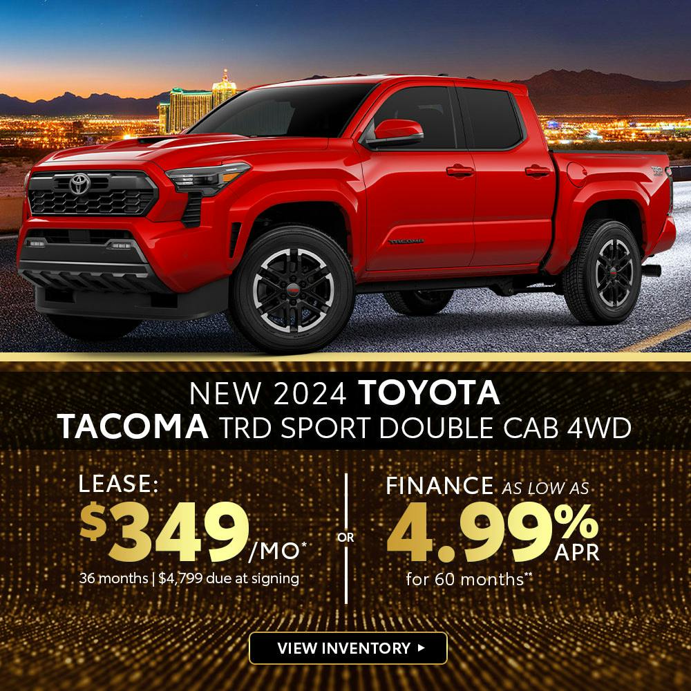 New 2024 Toyota Tacoma Lease for $349