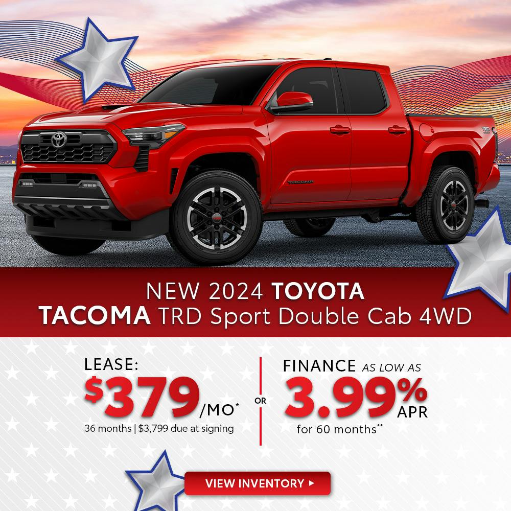 New 2024 Toyota Tacoma Lease $379