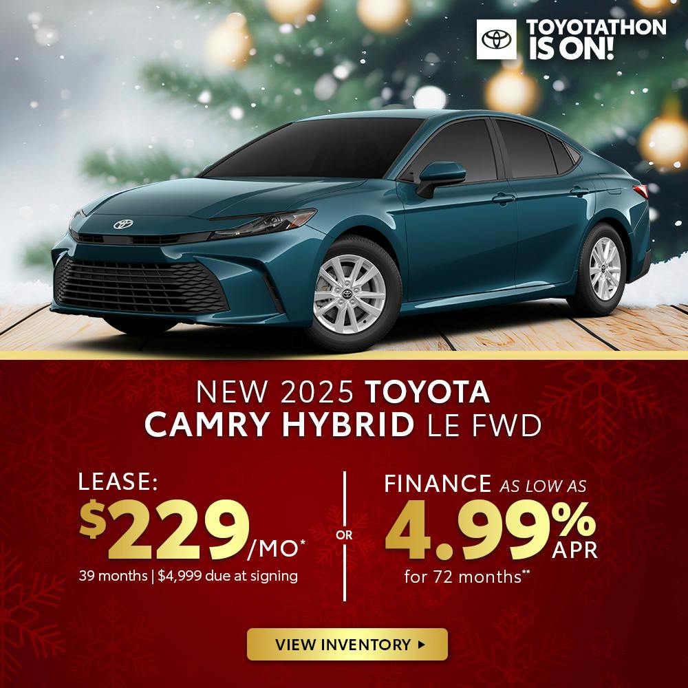 New 2025 Toyota Camry Hybrid LE FWD