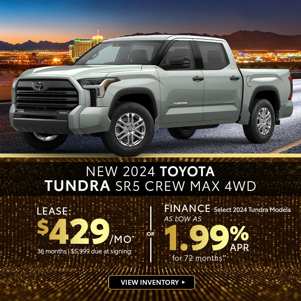 New 2025 Toyota Tundra Lease for $429