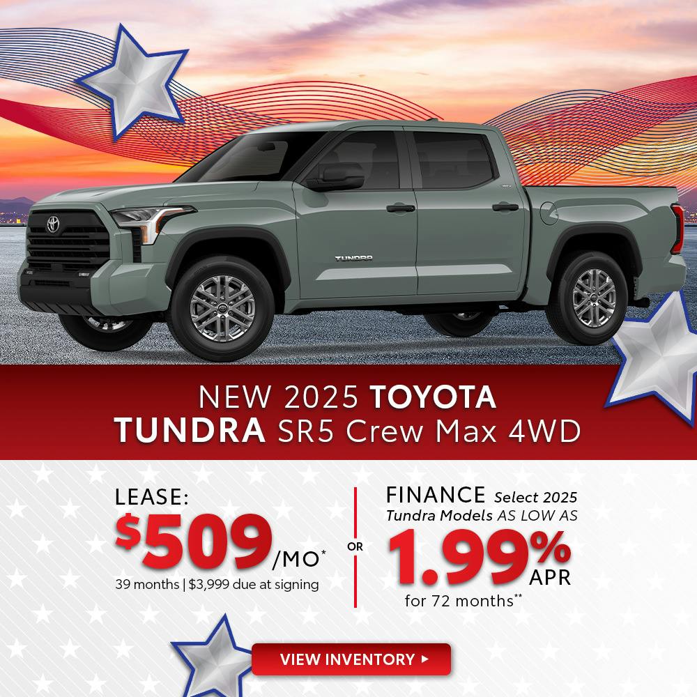 New 2025 Toyota Tundra Lease $509