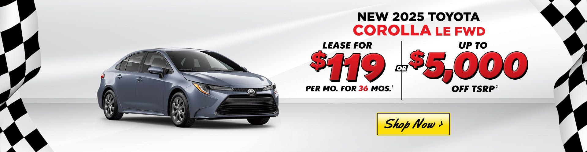 2025 TOYOTA COROLLA LE – OCT 2025