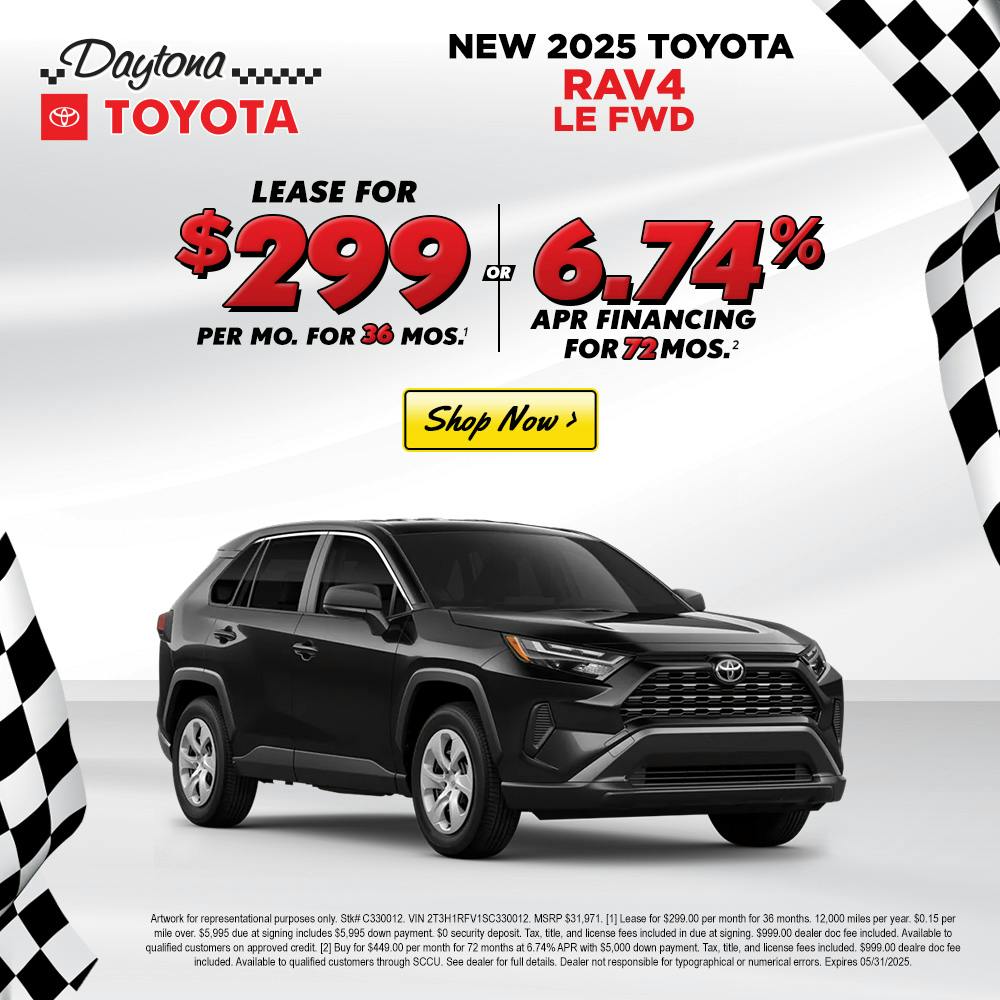 2025 TOYOTA RAV4 – MAY 2025