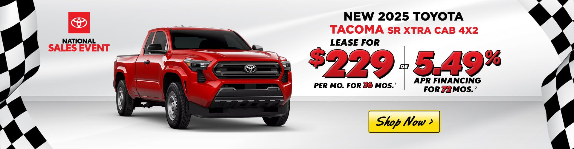 2025 TOYOTA TACOMA – AUG 2025