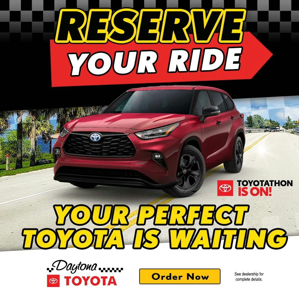 RESERVER YOUR RIDE