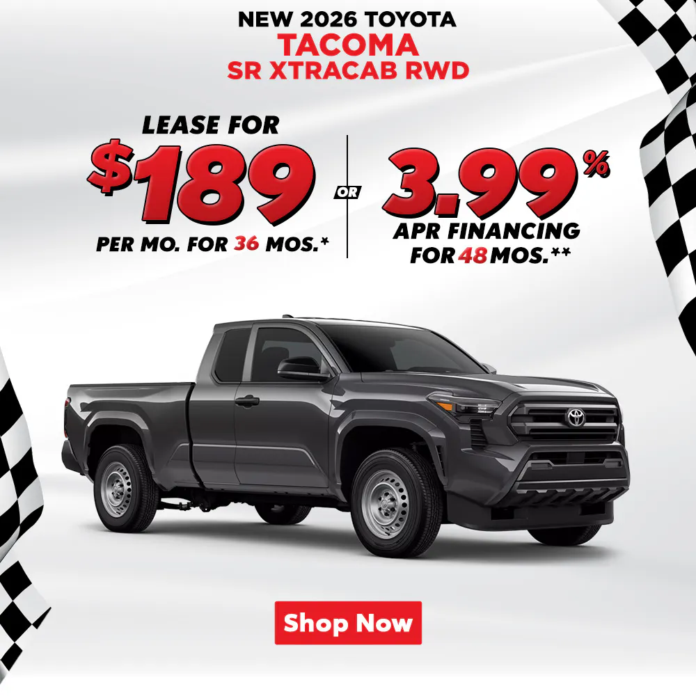 2026 TOYOTA TACOMA XTRACAB 6′ BED SR RWD