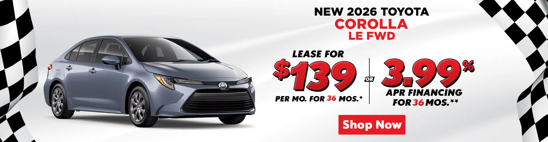 2026 TOYOTA COROLLA LE FWD