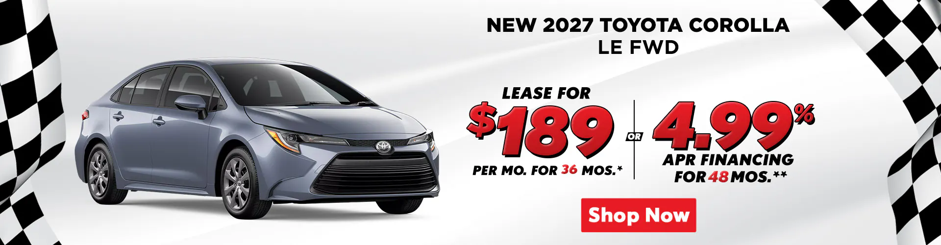 2027 TOYOTA COROLLA LE FWD