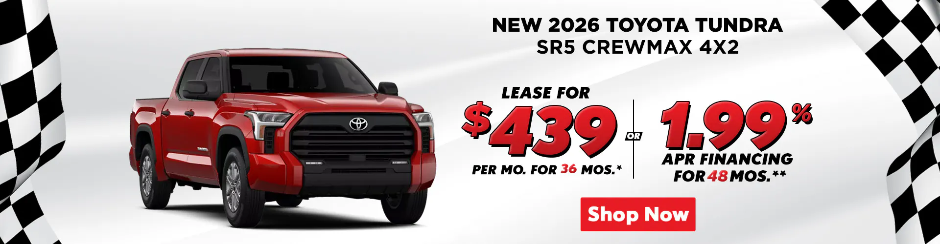 2026 TOYOTA TUNDRA CREWMAX 5.5′ BED SR5 4X2