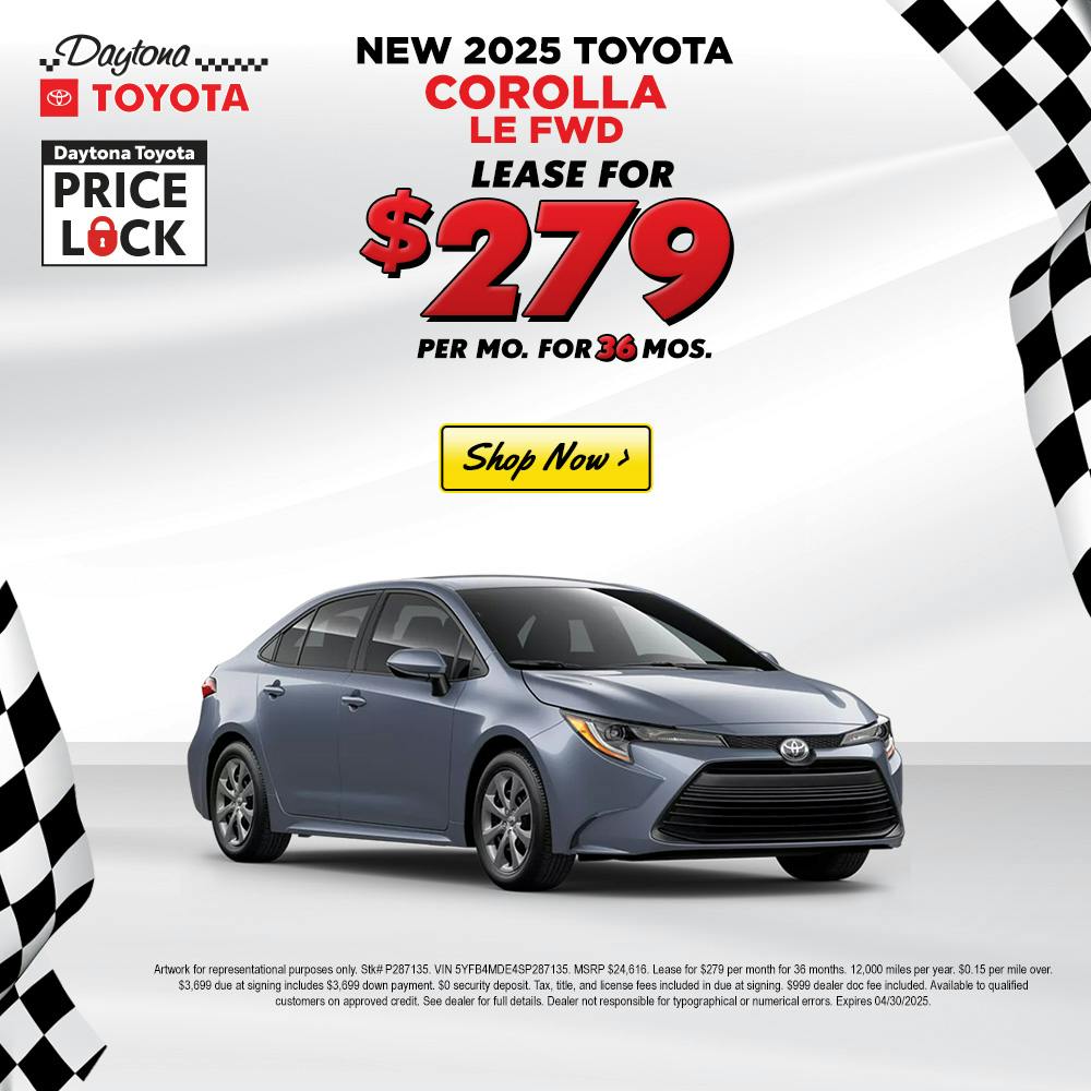 2025 TOYOTA COROLLA LE – APR2025