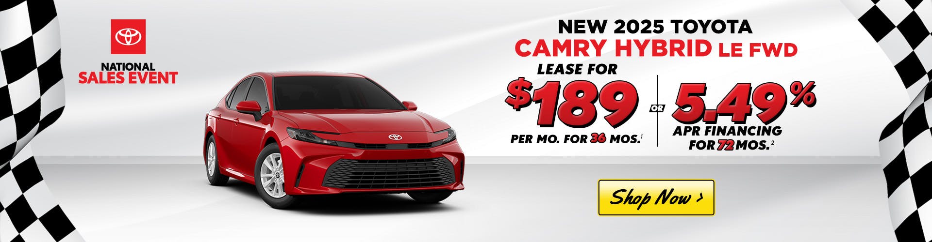 2025 TOYOTA CAMRY HYBRID – AUG 2025