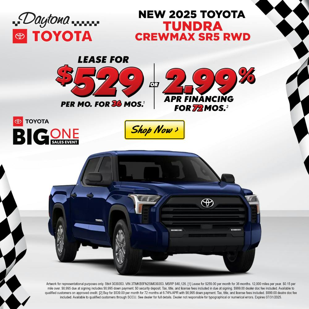 2025 TOYOTA TUNDRA – JULY 2025