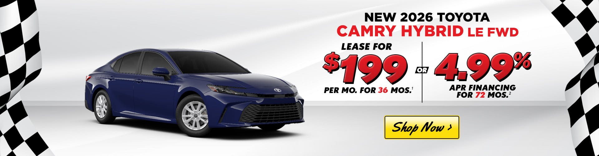 2026 TOYOTA CAMRY HYBRID – OCT 2025