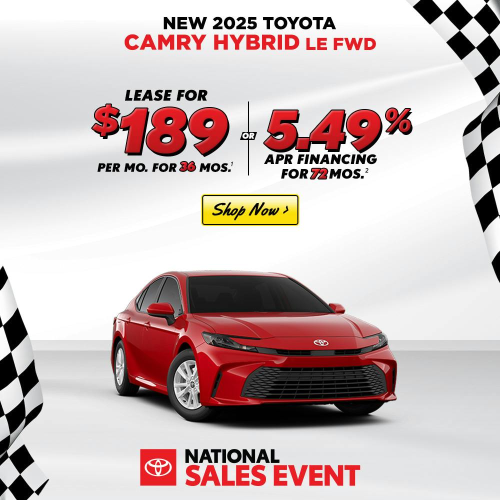 2025 TOYOTA CAMRY HYBRID – AUG 2025