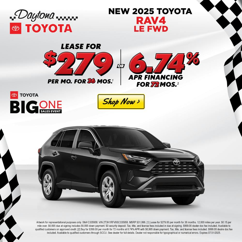 2025 TOYOTA RAV4 – JULY 2025