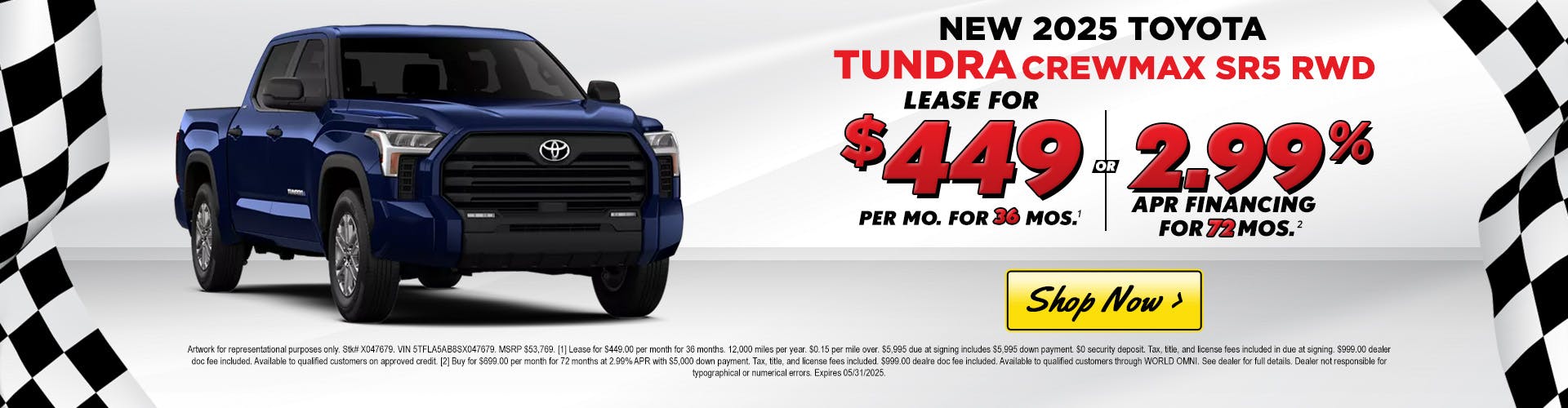 2025 TOYOTA TUNDRA – MAY 2025